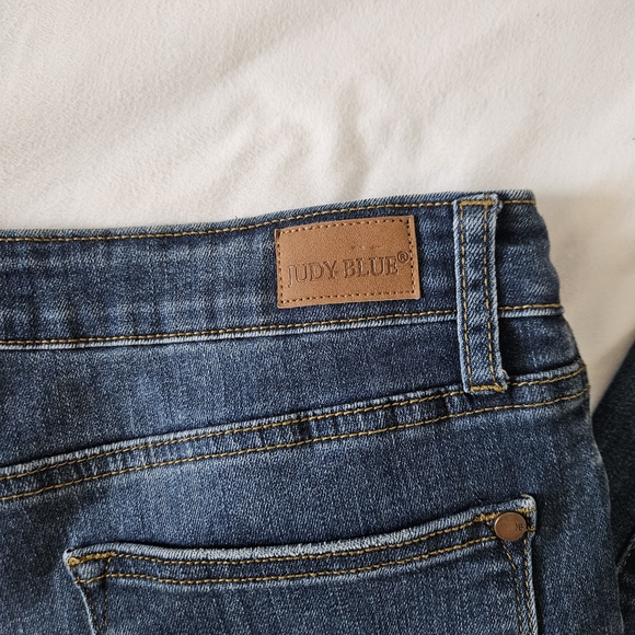 Judy Blue Dark Indigo Straight Leg Jeans - Picture 5 of 5